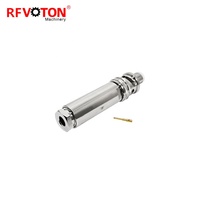 Conector coaxial triax para cable coaxial TRX142, alta presión, 10kV, BNC, macho