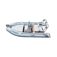 16FT Made in China Fabrik preis High Speed Rib480 Boot mit Außenborder Motor Jet Boot Motor Verkauf kleines Glasfaser boot