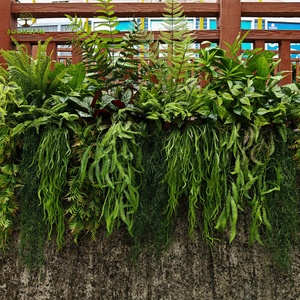 Plantas de decoración para colgar en la pared, plantas para colgar en la pared para interiores y exteriores, plantas colgantes de techo artificiales, vides - Product Image 3