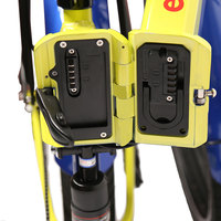 TXED Mini vélo électrique à gros pneus de 26 pouces, vélo électrique pliant à batterie au lithium de 500W pour femme