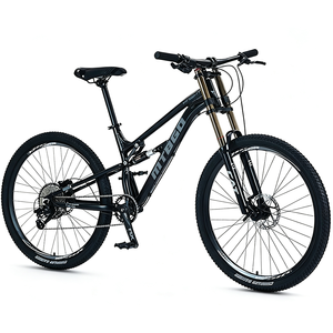 MTBGO <span class=keywords><strong>Bicicleta</strong></span> de Montaña para Hombre, Estilo Nuevo, <span class=keywords><strong>26</strong></span> Pulgadas, 7 Velocidades, Neumáticos Negros, Cuadro de Acero, Frenos de <span class=keywords><strong>Disco</strong></span>, Suspensión Completa, Venta al Por Mayor - Product Image 2