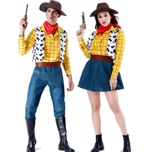 Costumes de cosplay pour couples Woody, jeu d'Halloween, anime, jeu de rôle, écologiques, unisexes, vente en gros - Product Image 1