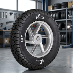 Pneu de scooter Dolfin (TL) 90/100-10 Avant/Arrière-AXE |   Pneu sans chambre à air |   Pneu de scooter avant et arrière - Product Image 2
