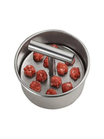Moule en acier inoxydable à 12 trous pour boulettes de viande, raviolis, crevettes, fabricant de repas manuel pour la cuisine à domicile