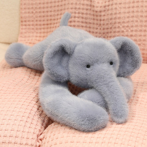 Muñeco de Peluche de León, Elefante y Mapache, Muñecos de Animales para Abrazar al Hombro, Adorno para Sofá, <span class=keywords><strong>Almohada</strong></span> Relajante para Bebés - Product Image 5