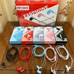 KWY38 vente en gros, micro 3.5mm, écouteurs filaires, mains libres, intra-auriculaires, écouteurs stéréo pour téléphone portable - Product Image 1