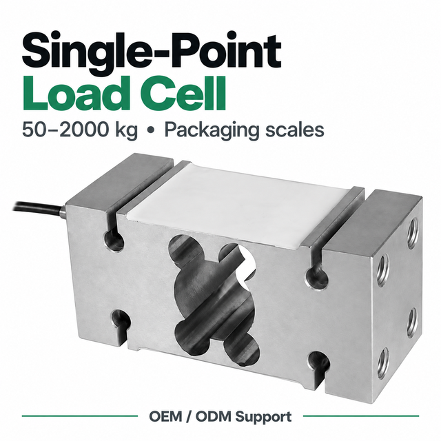 HCE off Center Single Point Bending Beams Load Cell HC-IL 0.03% Accuracy Analog Output Packaging Scale From 50kg to 2000kg