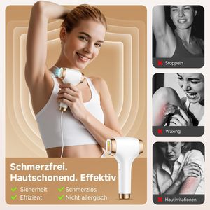 Depiladora IPL Fría con Tecnología <span class=keywords><strong>de</strong></span> Hielo para Uso Doméstico, Depiladora Láser Profesional para Mujeres, Depiladora Láser IPL con Enfriamiento - Product Image 3