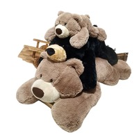 Peluche Papa Bear, paresseux, dinosaure, cochon, husky, ours câlin pour dormir, rembourré en coton PP, 51cm-99cm, 14 ans et plus, fabriqué en Chine