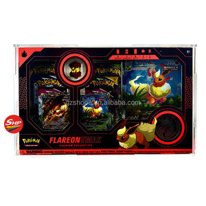 Vente en gros d'usine SHP avec couvercle magnétique acrylique pour Pokémon TCG: <span class=keywords><strong>VMAX</strong></span> Dragons Premium Collection Box Acrylique Display Protect Case - Product Image 5