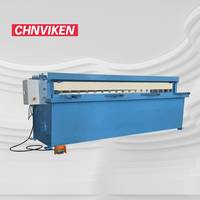 Q11 Machine de cisaillement électrique de tôle d'acier portable Guillotine à plaque montée sur banc avec moteur à noyau et composants PLC