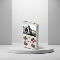 Konsol Game Genggam Anbernic G350 Laris Manis 64GB 10000+Game Layar IPS 3.5 Inci 640*480 Pemutar Game Video Klasik Retro