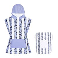 Serviette poncho à capuche en microfibre spéciale pour le surf, coupe-vent, chaude, absorbante, pour les surfistes, protection contre le vent de la plage, pour se changer
