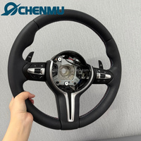 Volant de voiture M-Sport entièrement en cuir, fourni par l'usine, pour BMW X1 X5 X6 E81 E82 E87 E88 E90 E91 E92 E93 E84 E70 E71 E89, en stock