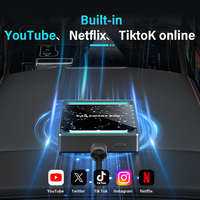OEM/ODM 3-en-1 CarPlay AI Box Android11 AI Box Adaptador de vídeo Compatible con sistemas duales de NetfIix/YouTube y TikTok 5G WiFi 2 + 16G