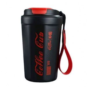 Gobelet isotherme de voyage personnalisé avec logo, 380 ml, en acier inoxydable, portable, pour le bureau, tasse à café thermique promotionnelle - Product Image 2