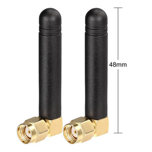 <span class=keywords><strong>Mini</strong></span> Dual band <span class=keywords><strong>Wifi</strong></span> <span class=keywords><strong>Antenna</strong></span> 2.4Ghz 5Ghz 5.8GHz MIMO RP-SMA nam góc bên phải hướng omni-directional <span class=keywords><strong>antenna</strong></span> - Product Image 1