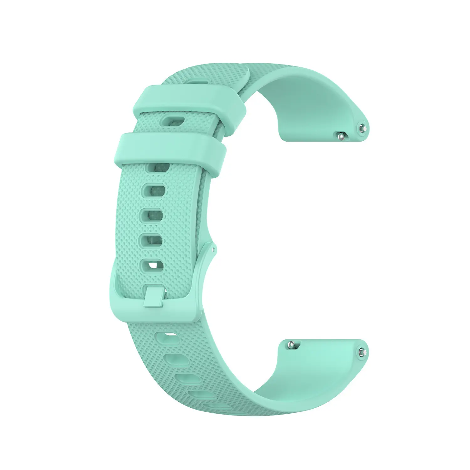 16/18/20/22mm Spring Bar Two-Color Silicone Watch Band Suitable for Huami Samsung Xiaomi Huawei GT2 Silicone Watch Strap