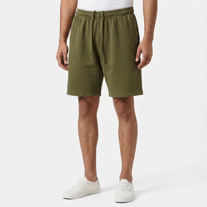 Short personnalisé en coton uni hommes femmes Streetwear décontracté taille élastique cordon de serrage coupe ample confortable été salon livraison DDP - Product Image 1