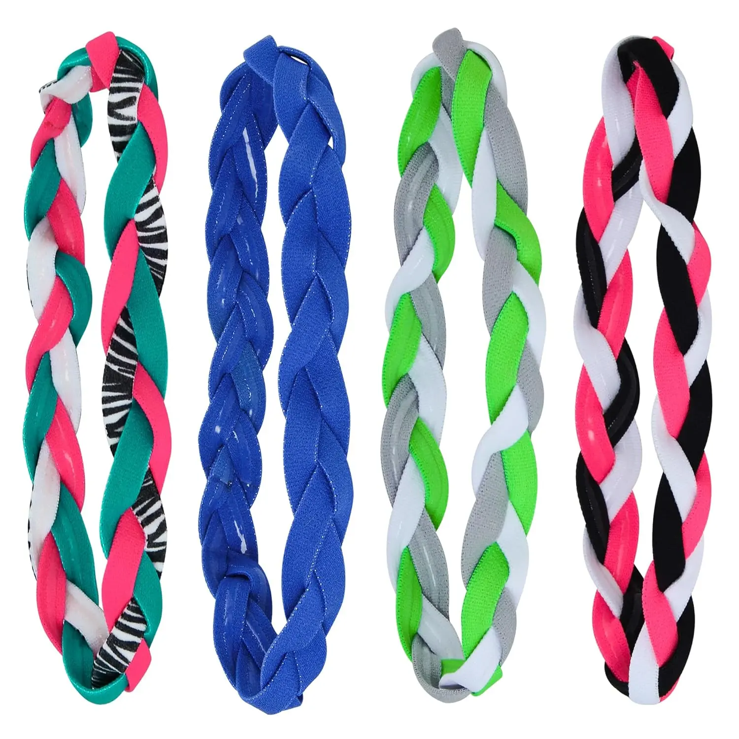 Aktualisierte Mode Softball Baseball Sport Geflochtene Stirnbänder Süße rutsch feste Scrunchy Girl Soccer Elastic Hair Bands