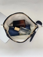 Sac de maquillage en fibre de polyamide Golden Butterfly, pliable, imperméable, sac de rangement pour voyage, sac cosmétique portable écologique