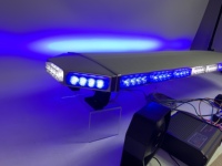 Faro estroboscópico de aluminio superbrillante, barra de luz led de advertencia de 3W para camiones y camiones de rescate (TBD08926-22a)