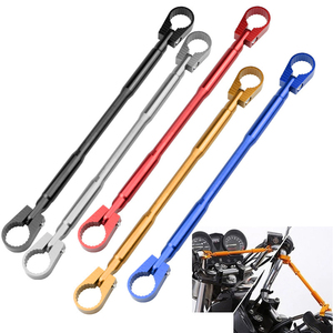 Accessoires de <span class=keywords><strong>moto</strong></span> en alliage d'aluminium Barre d'équilibre universelle Extension de <span class=keywords><strong>guidon</strong></span> Support modifié durable Barre transversale Tige de traction - Product Image 1