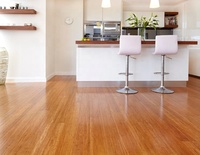 Parquet en bambou massif de qualité supérieure, carbonisé, épaisseur 14 mm, tissé en brins, laqué UV, motif parquet, pose flottante facile