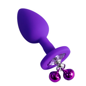 OEM Grote, Middelgrote en Kleine Siliconen Anale Plug met Diamant voor Anale SM Draagbare Volwassen Masturbatie Seks Speelgoed - Product Image 5