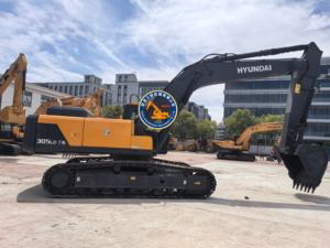 Excavatrices HYUNDAI d'occasion 305-7, d'occasion, hydrauliques, à chenilles, en bon état, avec pompe comme composant principal, en vente chaude - Product Image 2