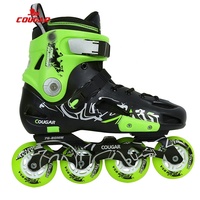 Patins à roulettes en ligne personnalisés à quatre roues, roulements ABEC-7, châssis en aluminium - Chaussures de patinage de haute qualité pour l'extérieur