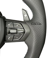 Volant sport en cuir avec LED et fibre de carbone pour Série 3 X5 X6 F10-F32 M3 M4 F80-F87 E88-E92