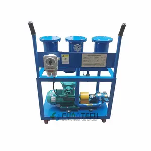FUOOTECH PO Portable Oil Filter Machine Oil Purifier Cart for Cleaning Oil System Lines
