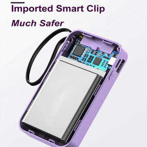 Portable 10000mAh Charge Rapide 3 en 1 <span class=keywords><strong>Power</strong></span> <span class=keywords><strong>Bank</strong></span> Type C Batterie Pack Double LED Lumière <span class=keywords><strong>Power</strong></span> <span class=keywords><strong>Bank</strong></span> Usine Custom <span class=keywords><strong>Power</strong></span> <span class=keywords><strong>Station</strong></span> - Product Image 2