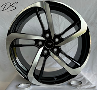 Rines de Aleación de Aluminio de 19 Pulgadas 19x8.5 ET 35 5x114.3 con Acabado Mecanizado, Compatibles con Civic Accord EX LX Sport Coupe