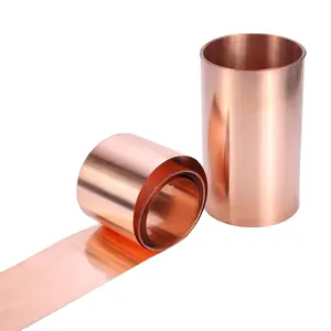 Bobina de aleación de cobre, tira de cobre de alta pureza, H63 H65 H68 H70 H80 Tp1 Tp2 T2 Tu2 Tu1 C2800