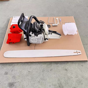 Machine de découpe de bois 2 temps 52cc scie à chaîne 5200 tronçonneuse à essence avec barre et chaîne 18 ''20'' - Product Image 4