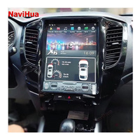 NAVIHUA Autoradio Android Auto Radio Unité Principale Moniteur Lecteur DVD Écran Tactile Navigation Multimédia pour Mitsubishi L200 Triton