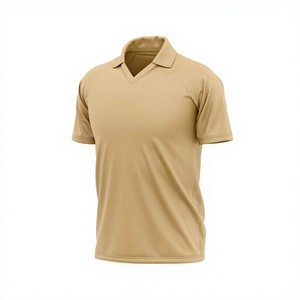 Polo de Sport personnalisé avec Logo imprimé, tissu doux, 100% coton uni pour hommes - Product Image 1