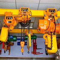 Palans électriques à chaîne à double vitesse de 500 kg, 1 tonne, 2 tonnes, 3 tonnes, 5 tonnes, palan électrique portable, grue électrique