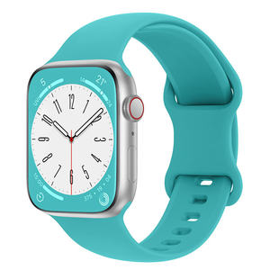Correa de silicona para Apple Watch Series 10 <span class=keywords><strong>7</strong></span> 8 9 SE 6 3 44mm 40mm 45mm 41mm 42mm 44mm Pulsera Apple Watch ultra Band 49mm - Product Image 3