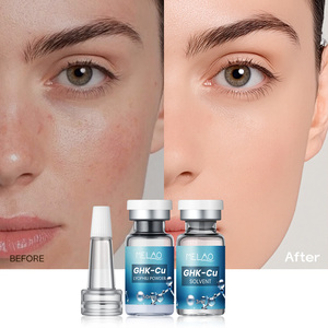 Tratamiento Facial Antienvejecimiento en Polvo, Renovación de la Piel, Soporte Elástico, Hidratación, Cuidado de la Barrera Cutánea, Polvo de Péptidos de Cobre GHK-Cu - Product Image 3