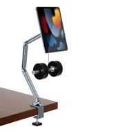 Support de tablette magnétique Boneruy, bras réglable, rotatif, flexible, en aluminium, pliable, support de téléphone de bureau pour le maintien sur le bureau