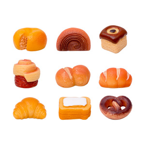 Weijin giocattoli alimentari di simulazione, pane realistico, torta e pasticceria modelli, Micro-paesaggio fai da te accessori decorativi, Minia - Product Image 5