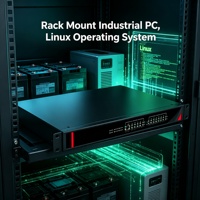 PC industriel encastrable pour montage en rack, ordinateur embarqué intégré RK3568 sans ventilateur, 4 ports LAN, RS485, CAN pour l'acquisition de données PLC, fabriqué en Chine