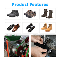 Machine automatique de poinçonnage d'œillets pour six trous – Équipement industriel de fabrication de chaussures et de traitement des trous de couture