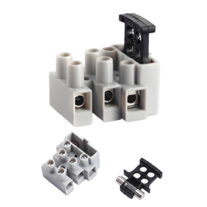 Borne à fusibles à lumière LED <span class=keywords><strong>3</strong></span> voies 450V V2 Connecteur de fil ignifuge, porte-fusible 250V pour l'éclairage - Product Image 1