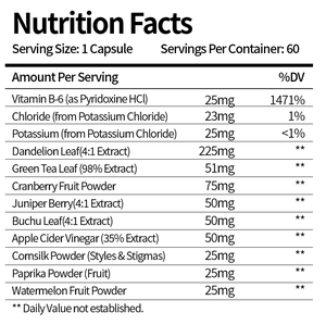 High Strength Healthcare <strong>Supplement</strong> Dandelion Leaf Extract Green Tea Water Away Fluid Retention <strong>Bloating</strong> - Product Image 2