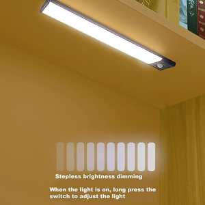 Lumière LED à détecteur de mouvement à <span class=keywords><strong>induction</strong></span> corporelle intelligente ultra-mince rechargeable par USB pour armoire, placard, chambre à coucher - Product Image 5