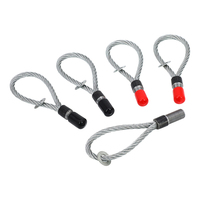 Sangle de levage en câble métallique pour béton préfabriqué, boucles filetées pour la construction